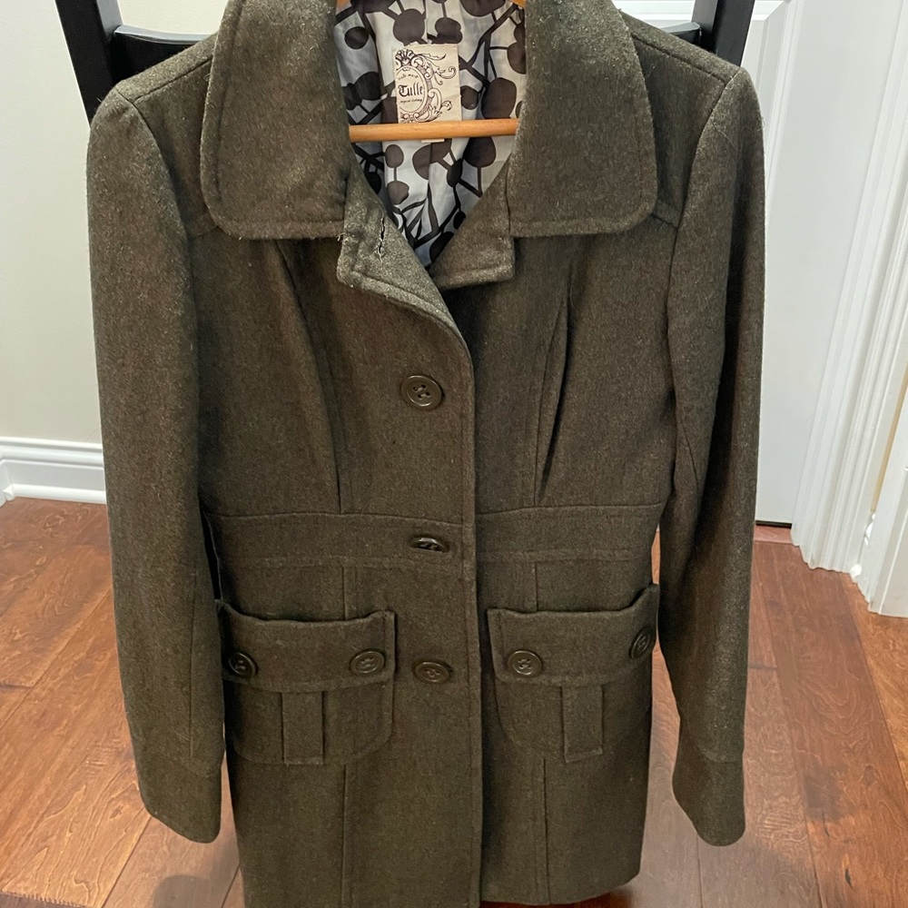 Tulle Pea coat Size S